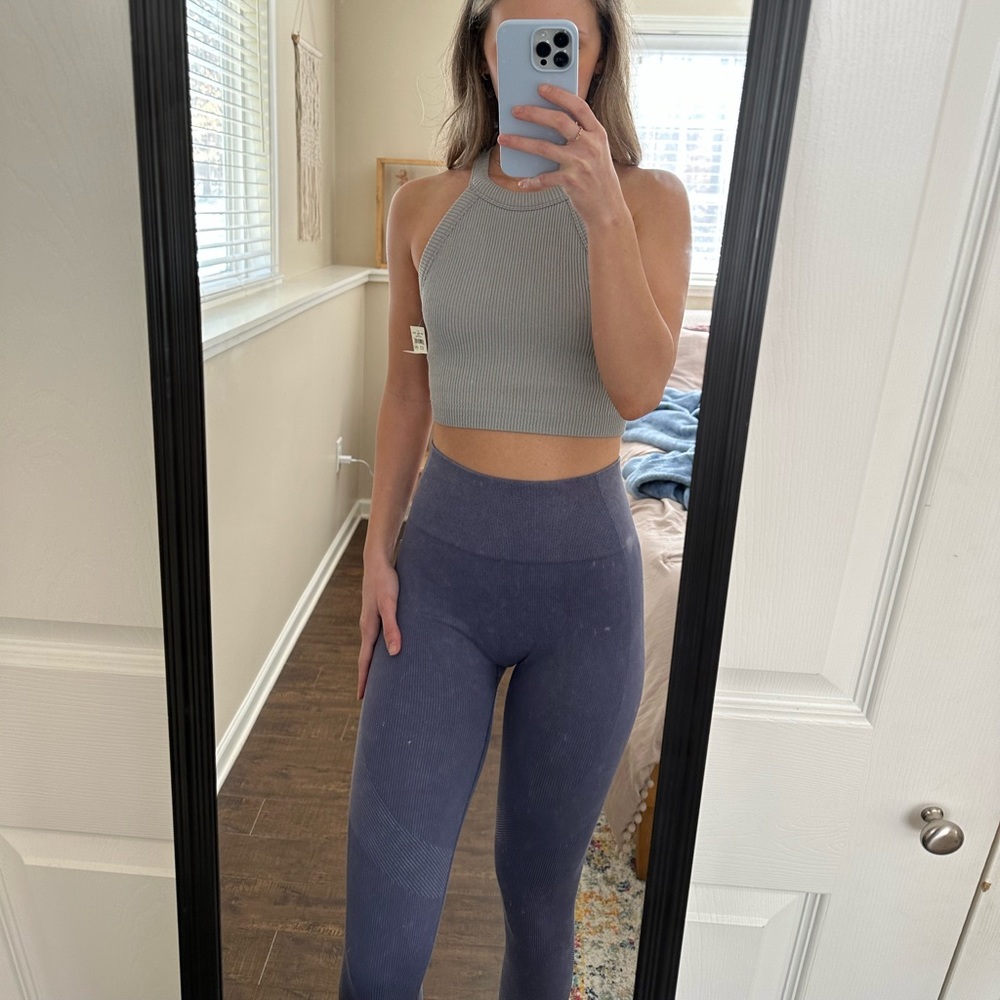 Ribbed leggings